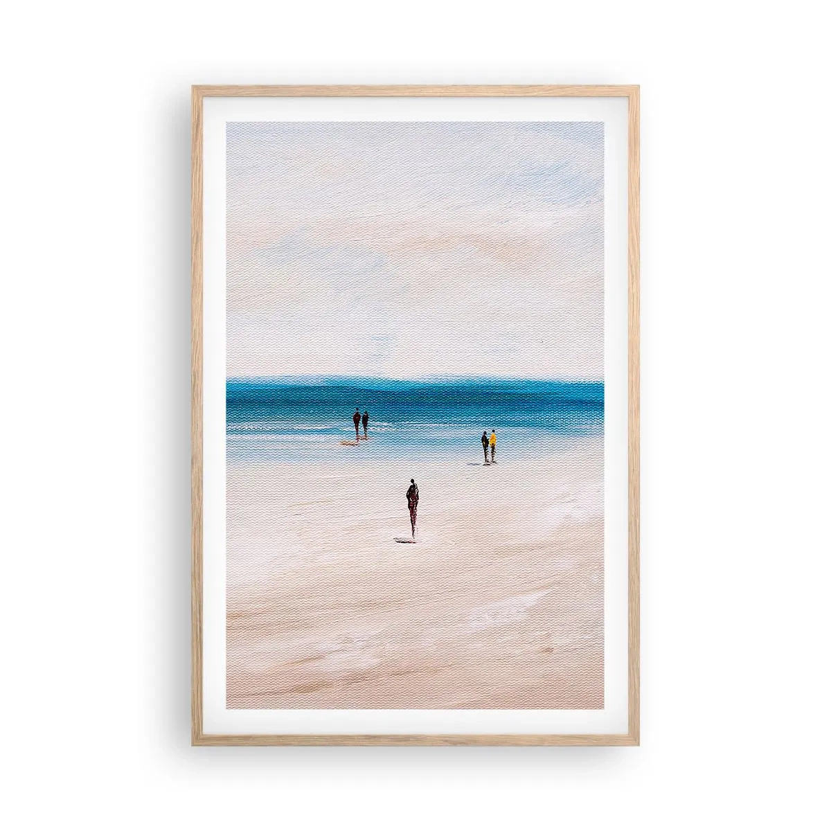 Affiche dans un chêne clair - Poster - Un besoin naturel - 61x91 cm