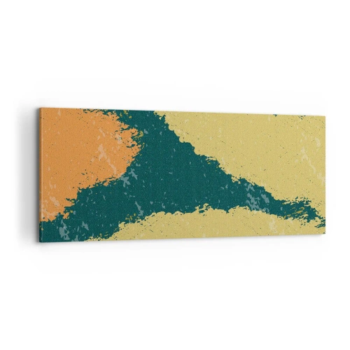 Impression sur toile - Image sur toile - Abstraction – mouvement lent - 100x40 cm