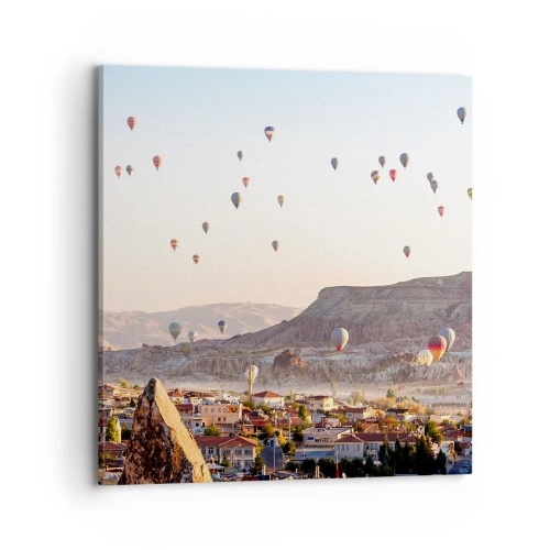 Impression sur toile - Image sur toile - Comme des navires dans le ciel - 70x70 cm