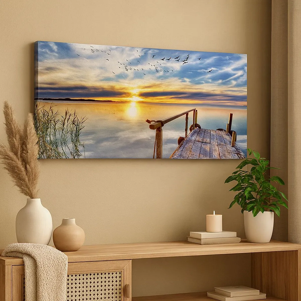 Impression sur toile - Image sur toile - Le vent se repose - 100x40 cm