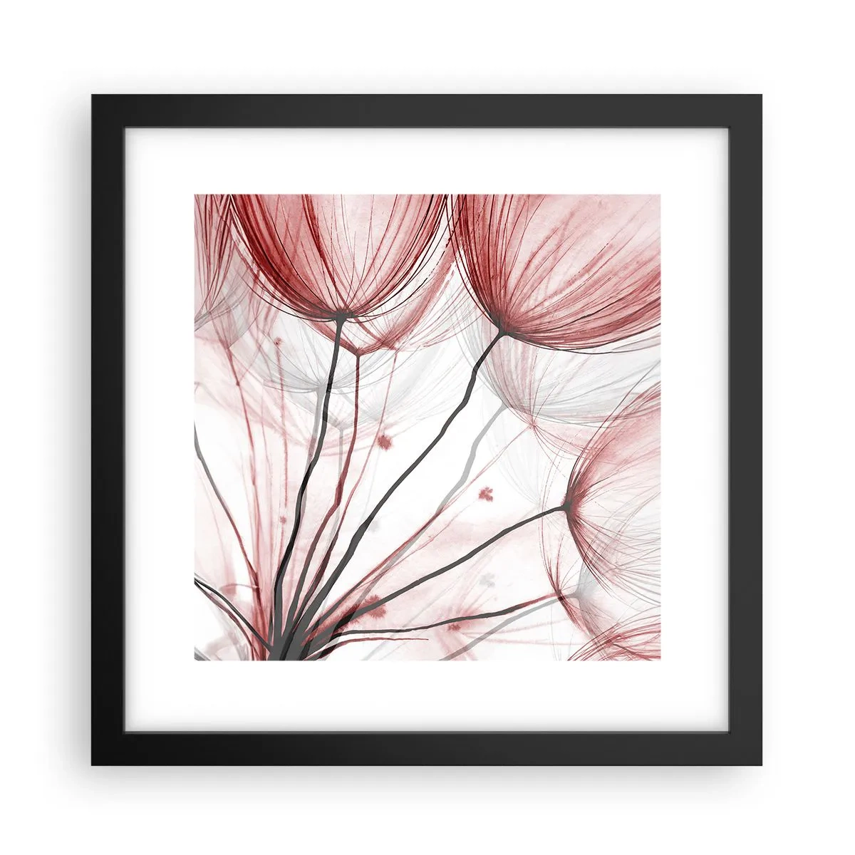 Affiche dans un cadre noir - Poster - Avant le départ - 30x30 cm