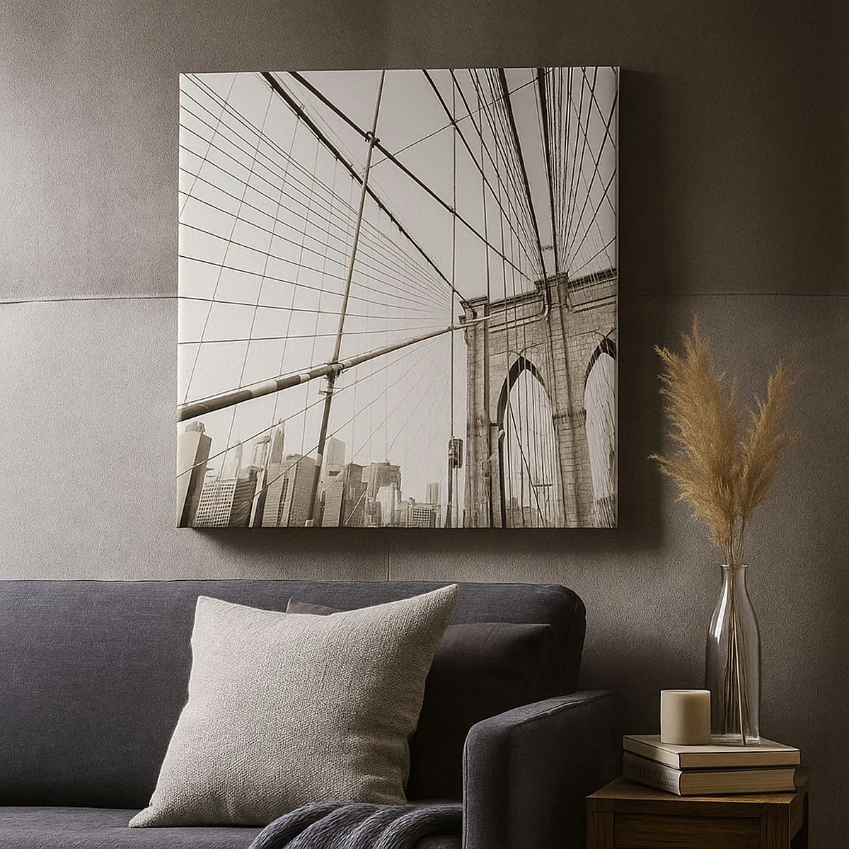 Impression sur toile - Image sur toile - Cathédrale New Yorkaise - 30x30 cm