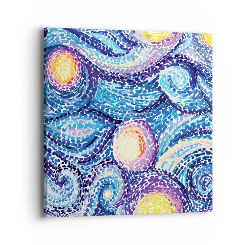 Impression sur toile - Image sur toile - D'après un tableau de van Gogh - 40x40 cm