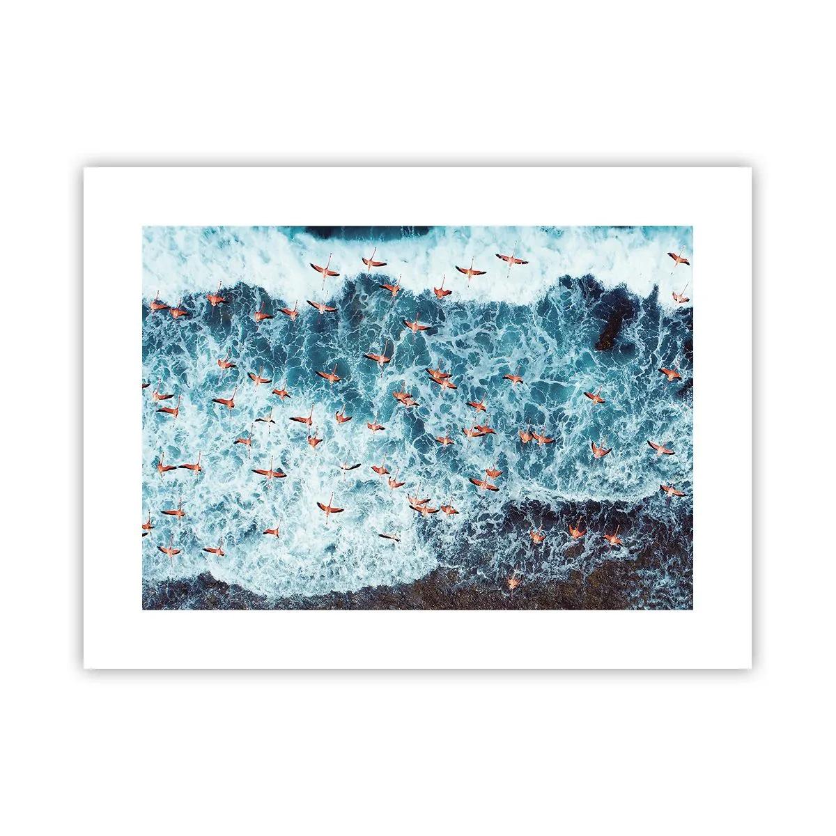 Affiche - Poster - Défilé du bord de mer - 40x30 cm