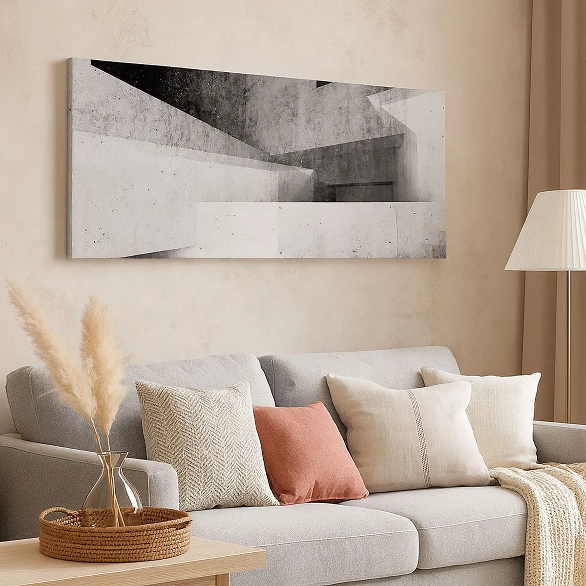 Impression sur toile - Image sur toile - Structure de l'espace - 100x40 cm