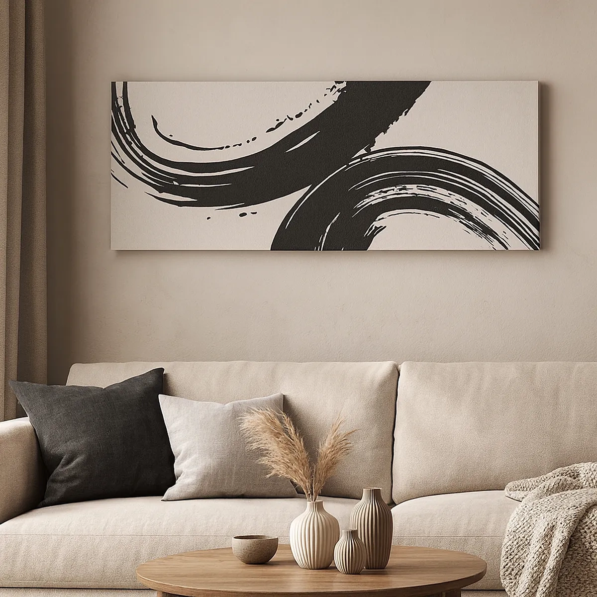 Impression sur toile - Image sur toile - Balayage circulaire - 30x30 cm