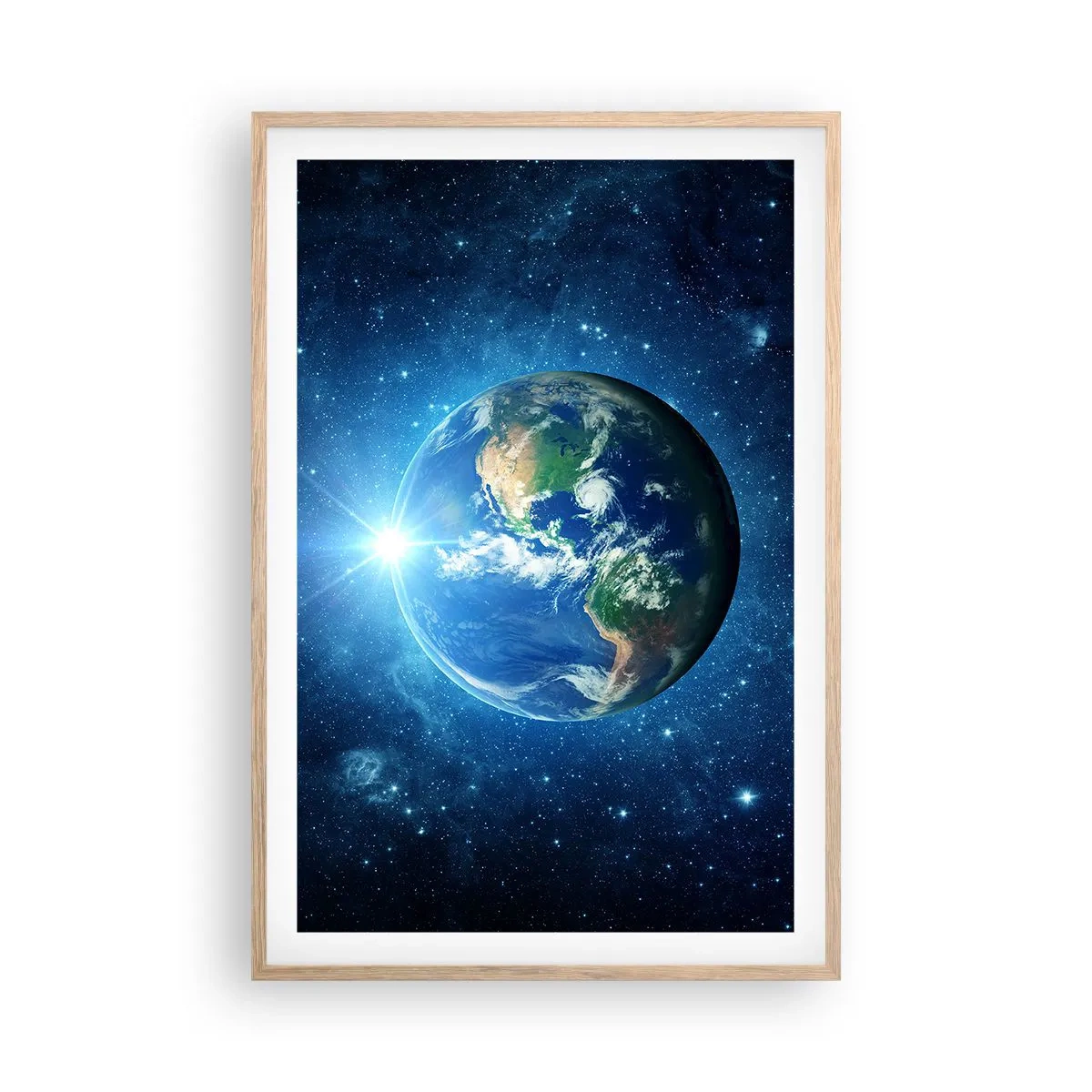 Affiche dans un chêne clair - Poster - Nous sommes au paradis - 61x91 cm