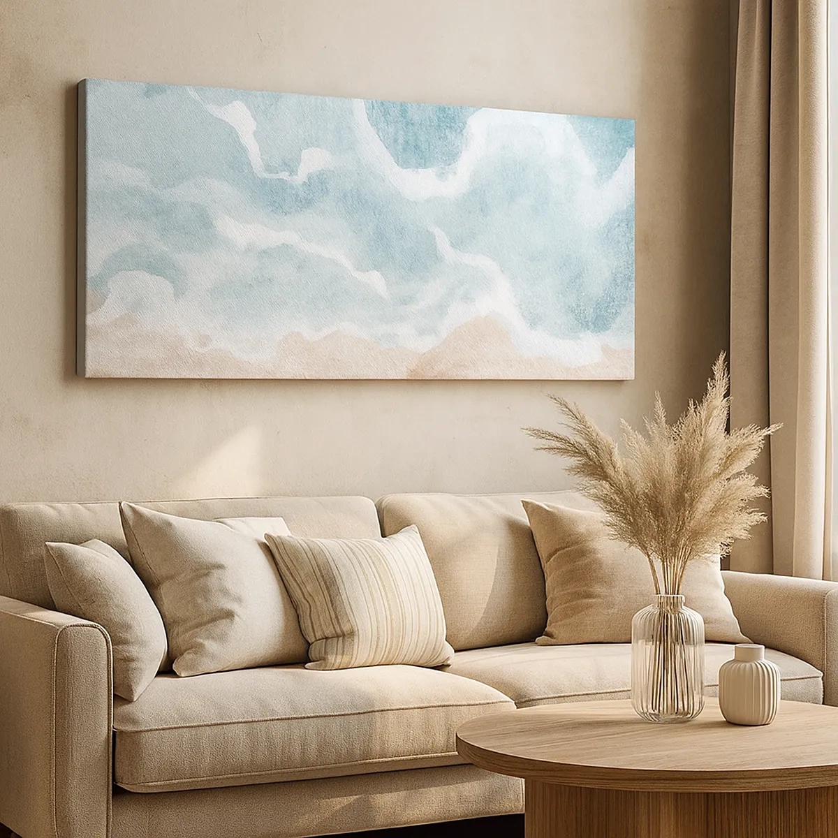 Impression sur toile - Image sur toile - Abstraction du nuage - 30x30 cm