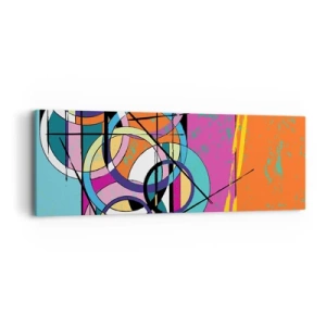 Impression sur toile - Image sur toile - Roues sur roues - 90x30 cm