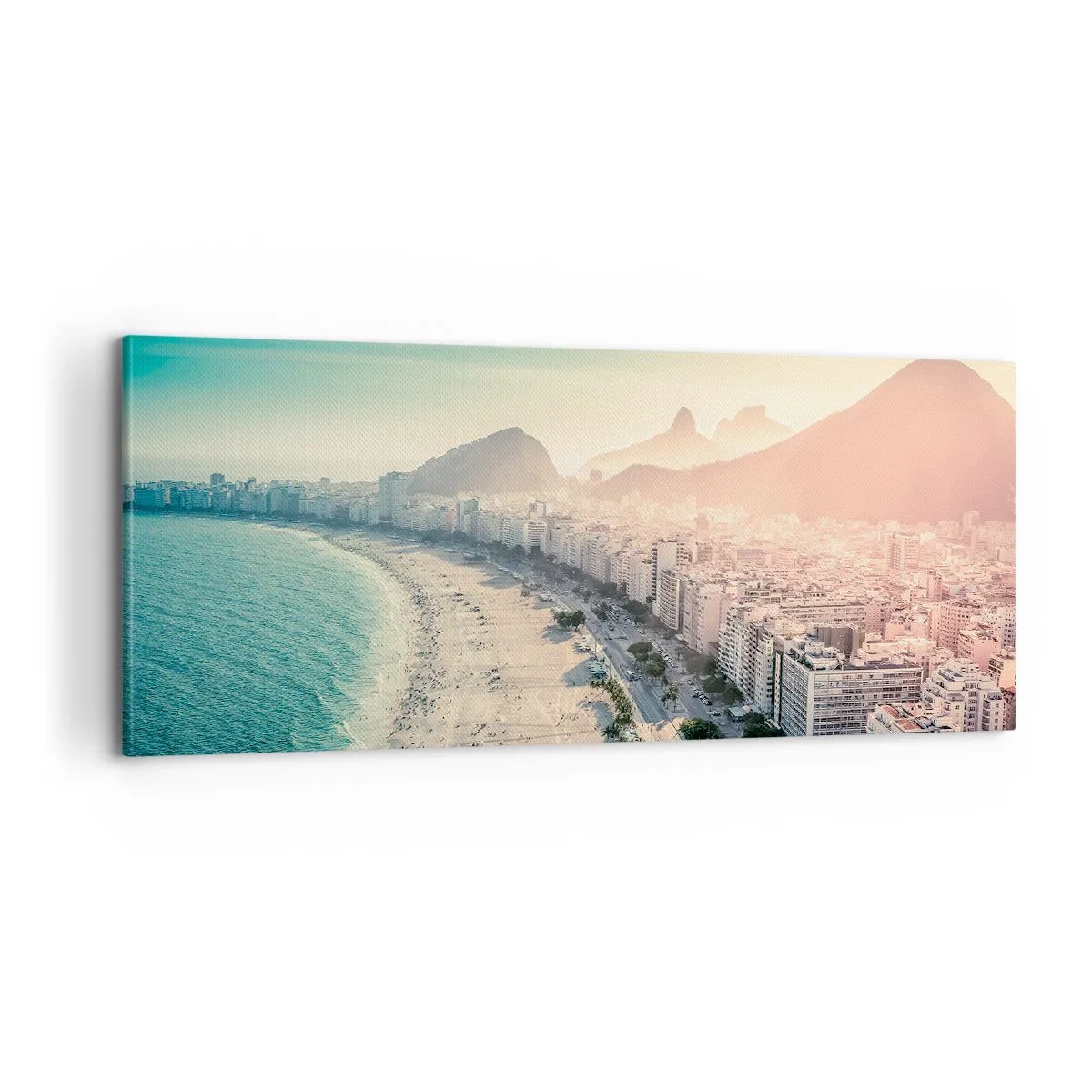 Impression sur toile - Image sur toile - Vacances éternelles à Rio - 100x40 cm