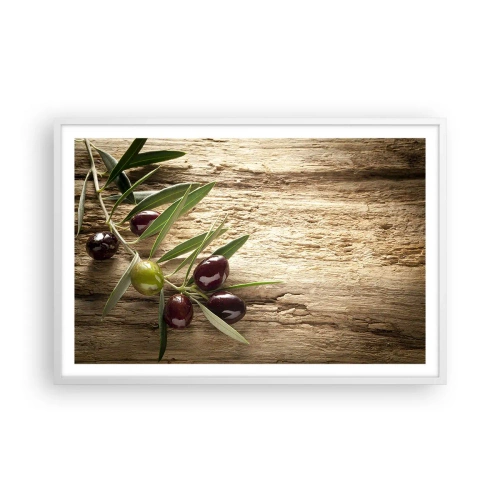 Affiche dans un cadre blanc - Poster - Directement de la nature - 91x61 cm