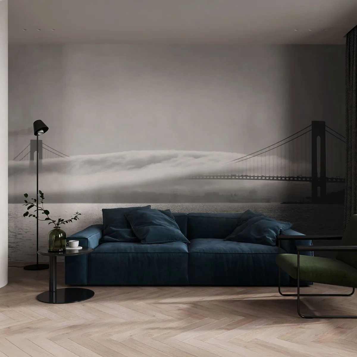 Papier Peint Photo Standard Eco - Naviguez à travers les Portes des Étoiles - Paysage, Pont, San Francisco - 400x280 cm