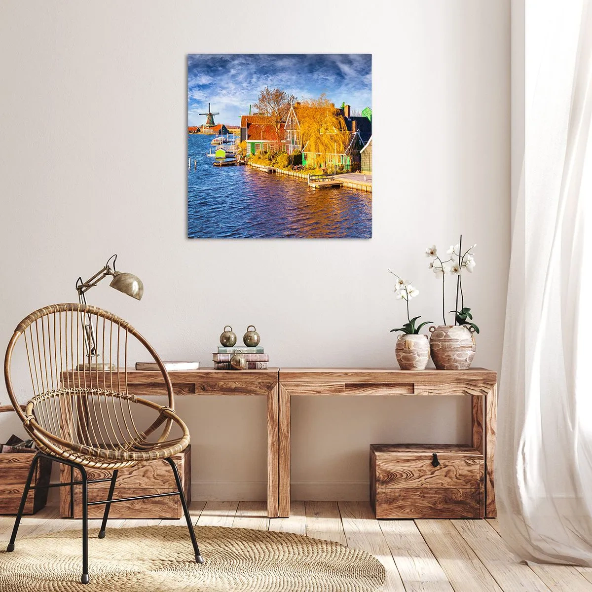 Impression sur toile - Image sur toile - C'est pareil depuis des lustres - 50x50 cm