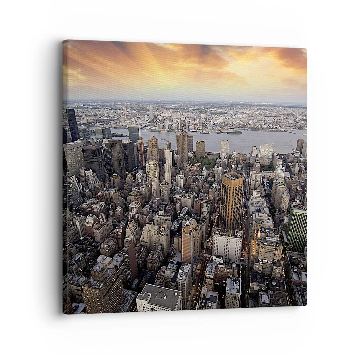 Impression sur toile - Image sur toile - Le cœur battant de notre époque - 30x30 cm