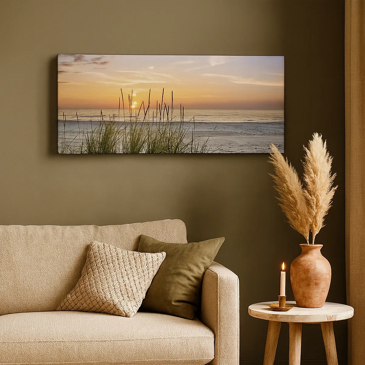 Impression sur toile - Image sur toile - Regarde, pense, ressent - 30x30 cm