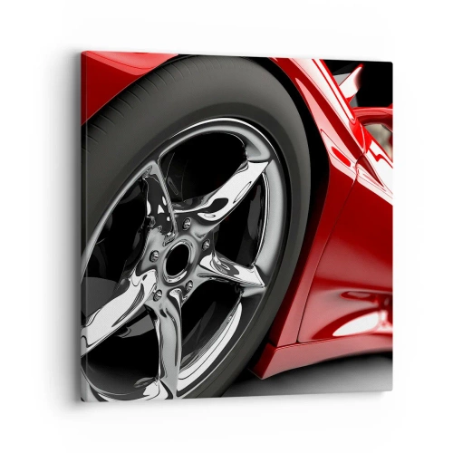 Impression sur toile - Image sur toile - Conçu pour la vitesse - 40x40 cm
