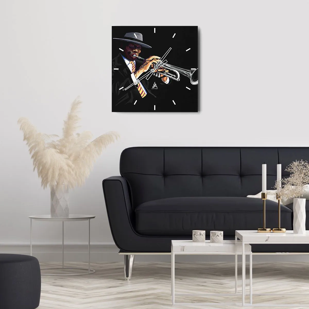 Horloge murale - Pendule murale - Le charme de la vieille école - 30x30 cm