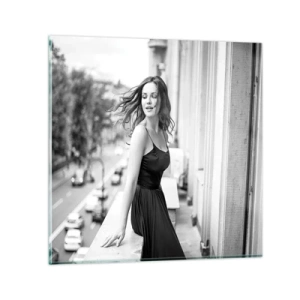 Impression sur verre - Image sur verre - Certainement un Parisien - 30x30 cm