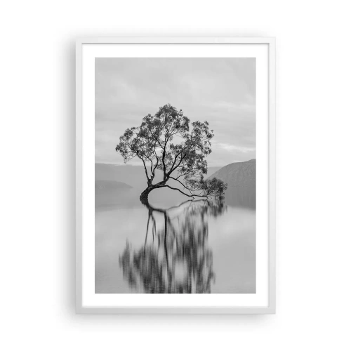 Affiche dans un cadre blanc - Poster - Un tel pays existe - 50x70 cm