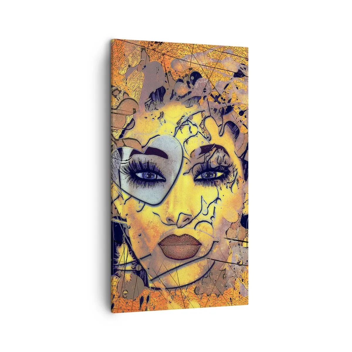 Impression sur toile - Image sur toile - Beauté ensoleillée - 45x80 cm