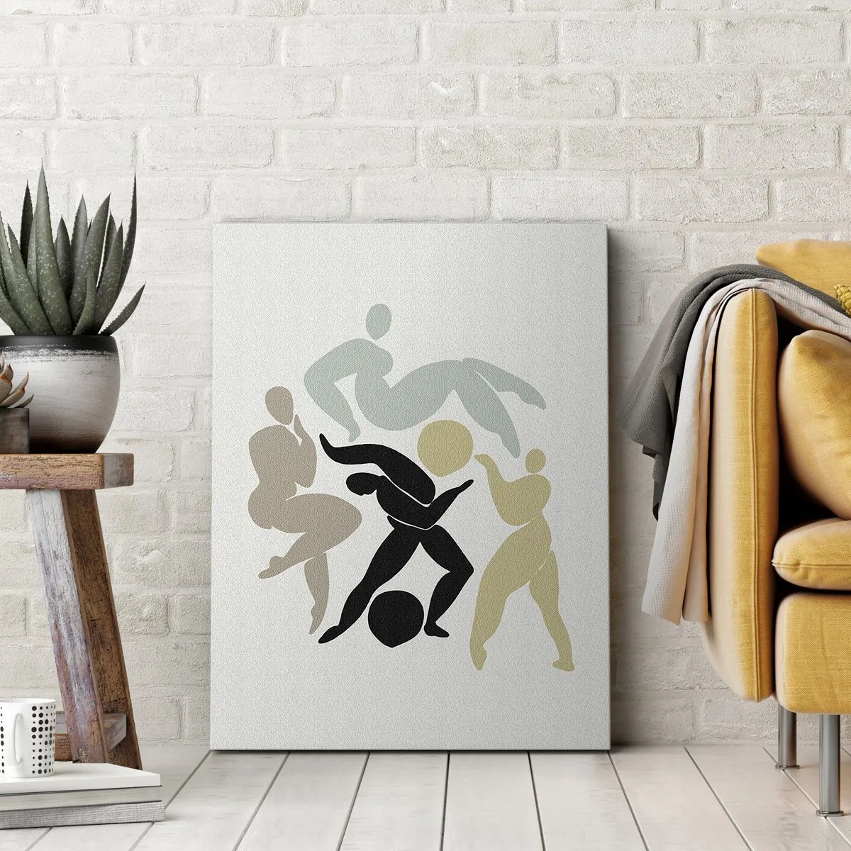 Impression sur toile - Image sur toile - Faire de l'exercice pour la santé et la beauté - 55x100 cm