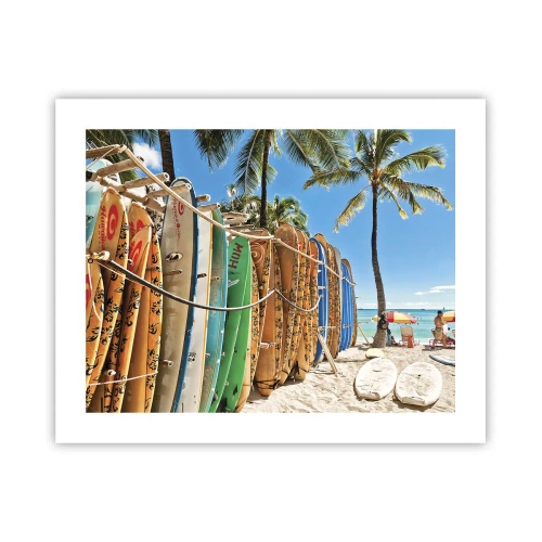 Affiche - Poster - Jeux ensoleillés - 50x40 cm