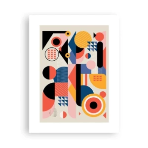 Affiche - Poster - Composition : jouer - 30x40 cm