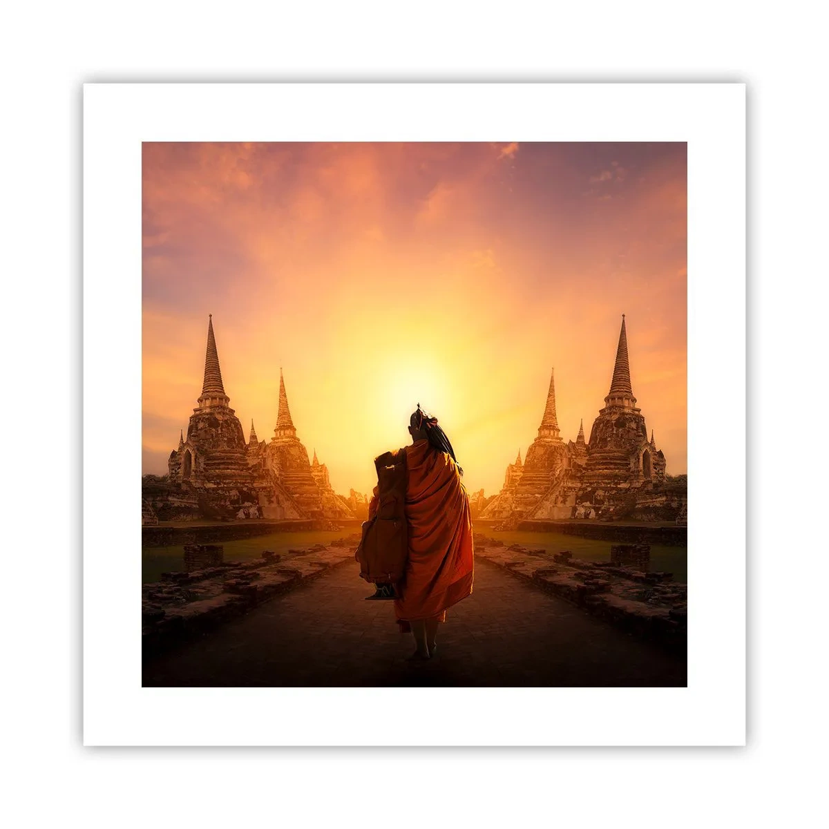 Affiche - Poster - En paix pour l'éternité - 40x40 cm