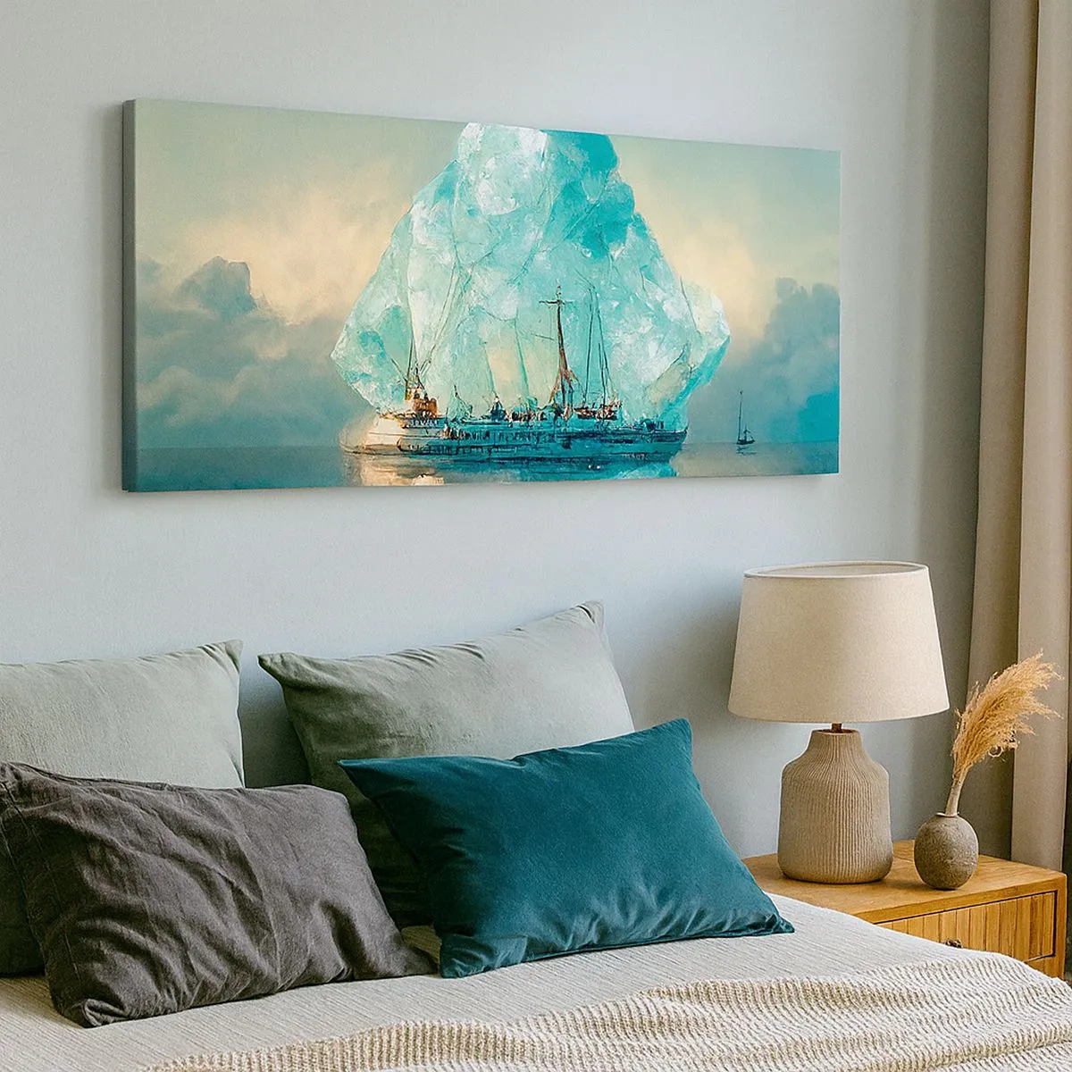 Impression sur toile - Image sur toile - Diamant arctique - 100x40 cm