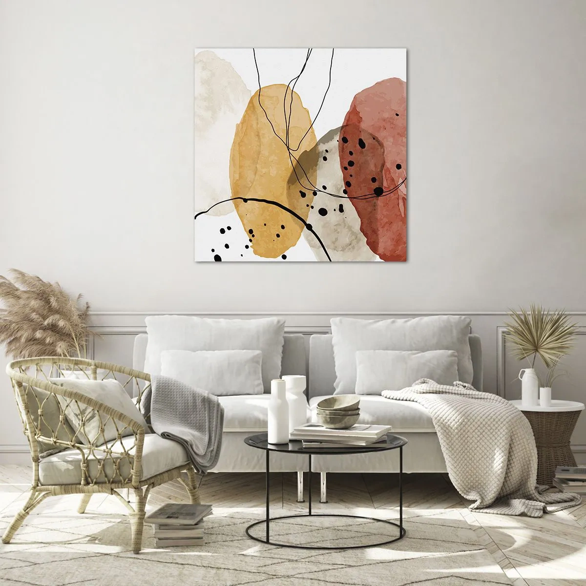 Impression sur verre - Image sur verre - Léger et transparent comme l'air - 60x60 cm