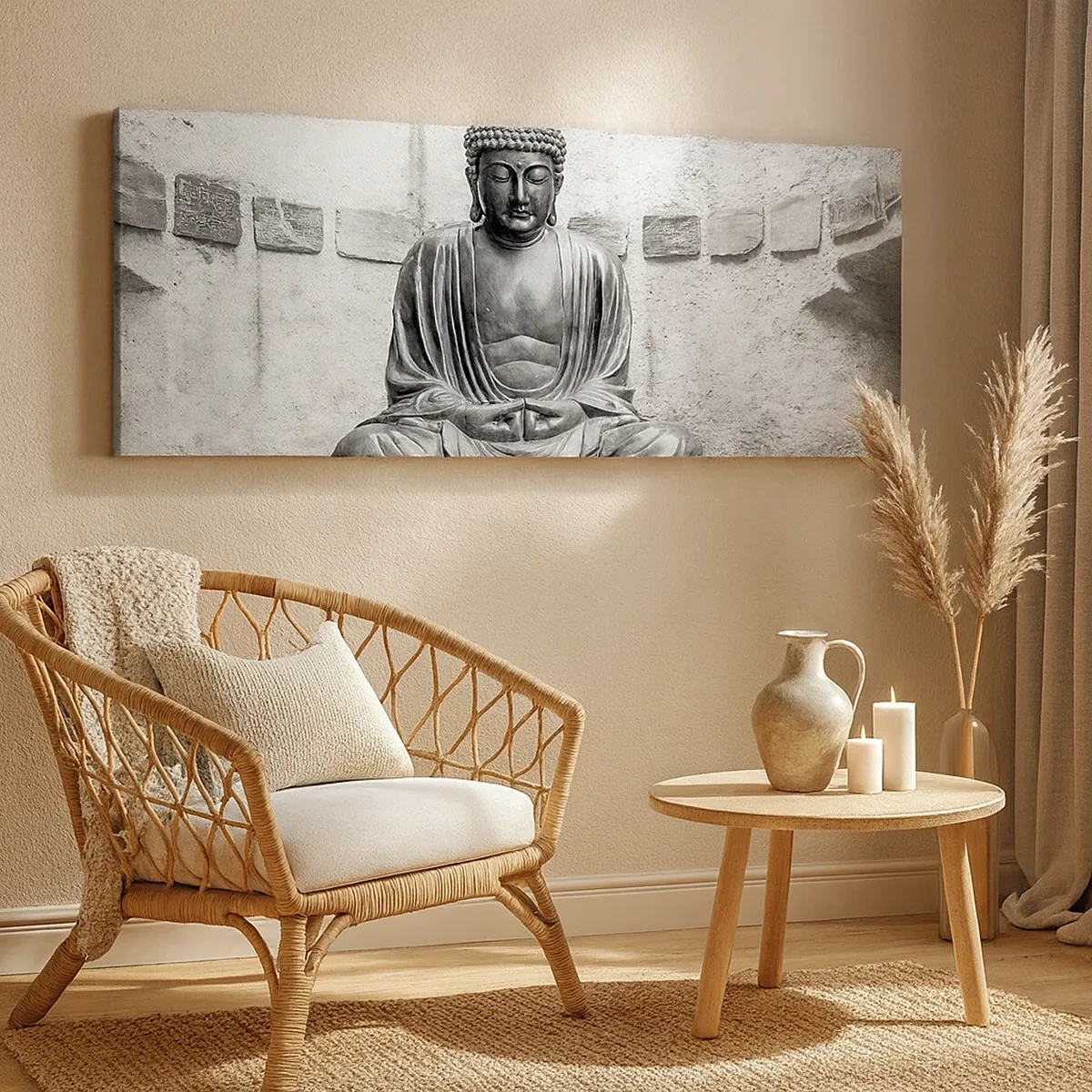 Impression sur toile - Image sur toile - A la source de la paix - 30x30 cm