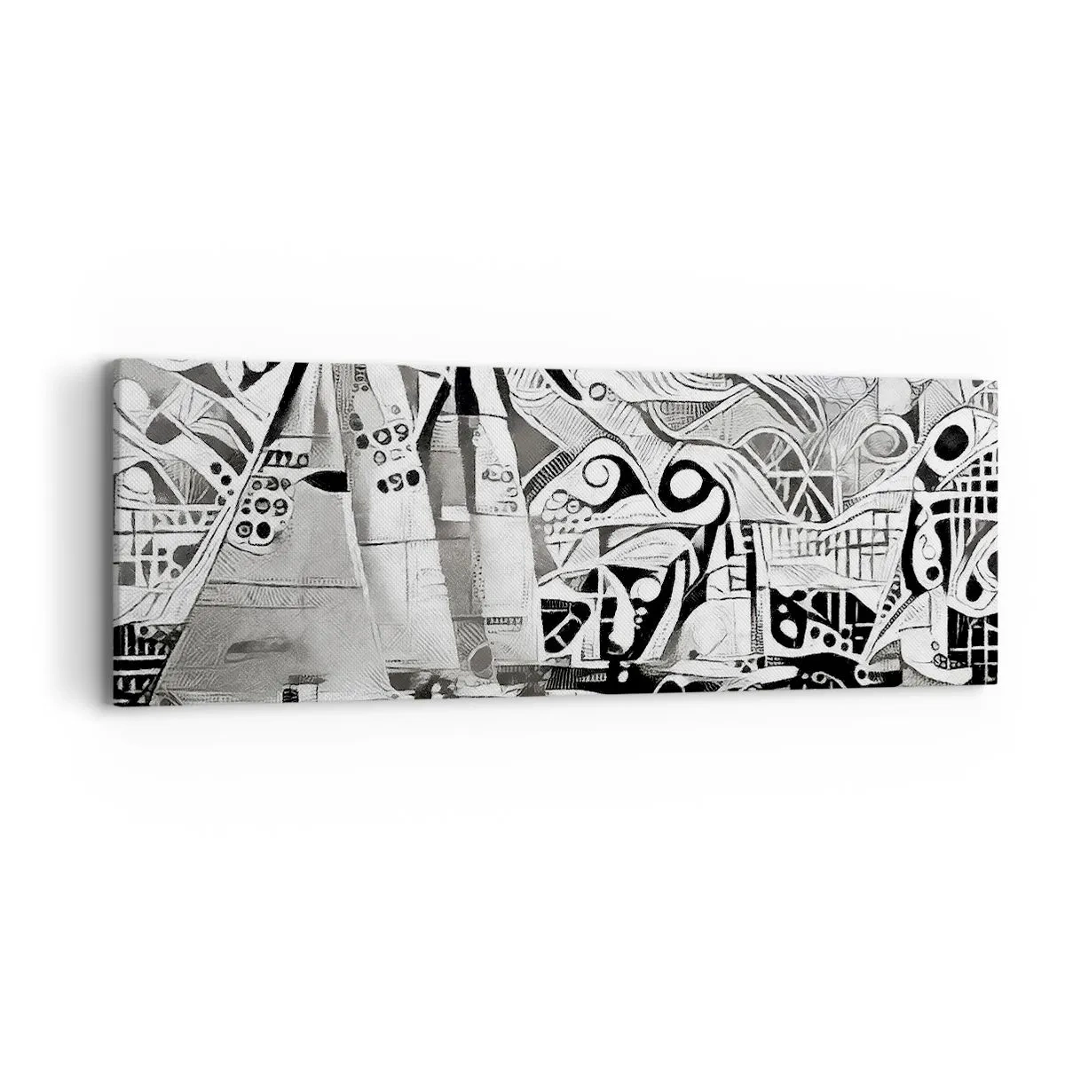 Impression sur toile - Image sur toile - Entre les vagues - 90x30 cm