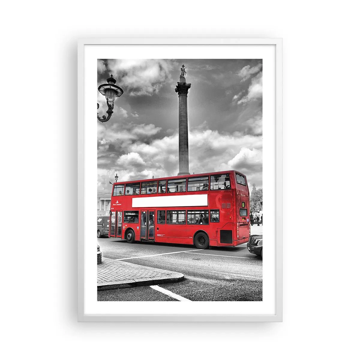 Affiche dans un cadre blanc - Poster - La vraie circulation sanguine de la ville - 50x70 cm