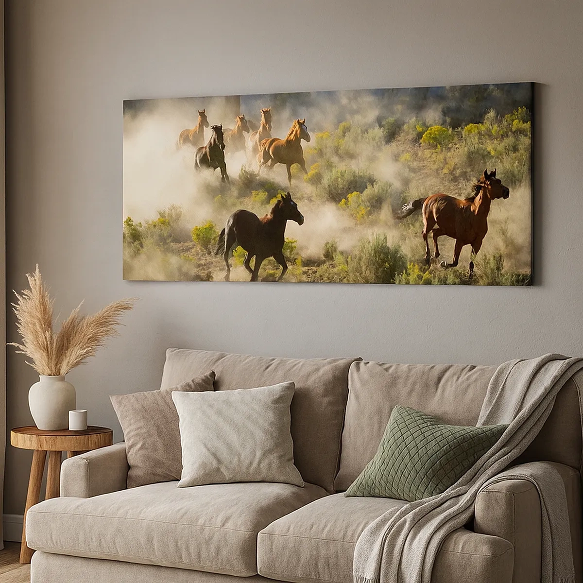 Impression sur toile - Image sur toile - Rivalité - liberté ou force masculine ? - 30x30 cm