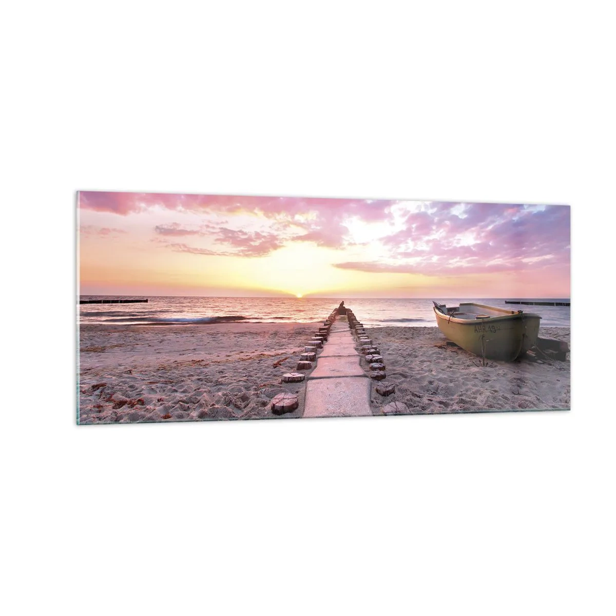 Impression sur verre - Image sur verre - Moment d'expérience profonde - 100x40 cm