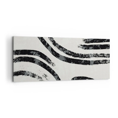 Impression sur toile - Image sur toile - À moitié arrêté - 100x40 cm