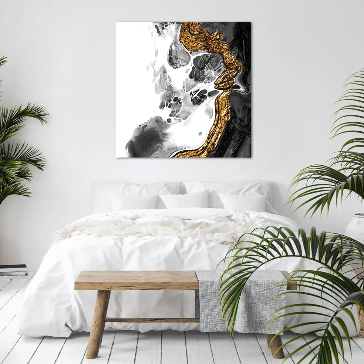 Impression sur toile - Image sur toile - Composition organique - 70x70 cm