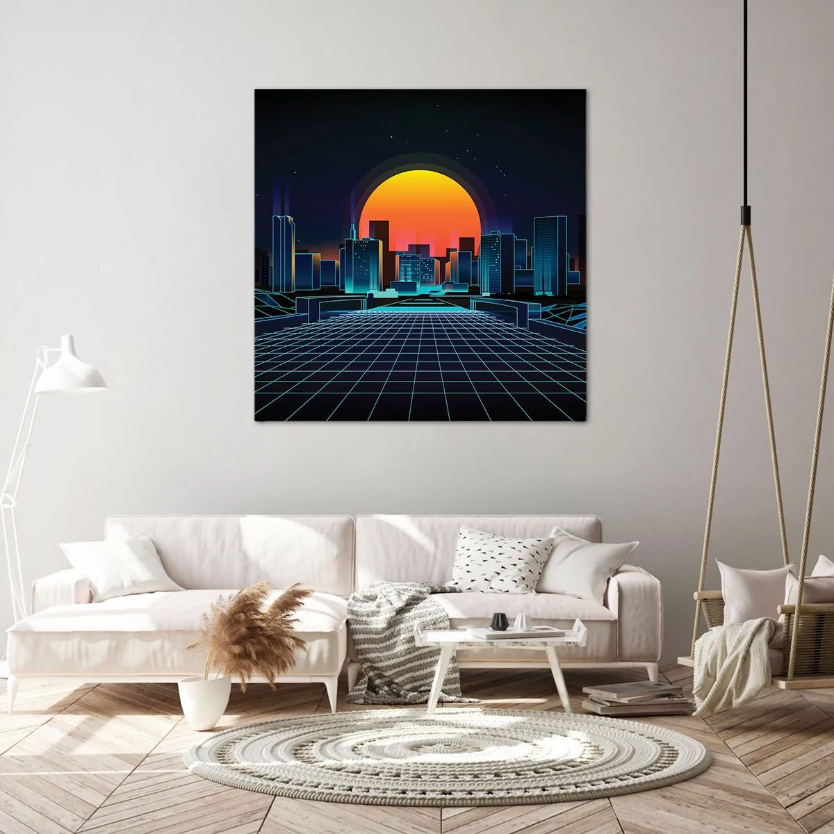 Impression sur toile - Image sur toile - Vous voulez toujours passer au réel ? - 30x30 cm
