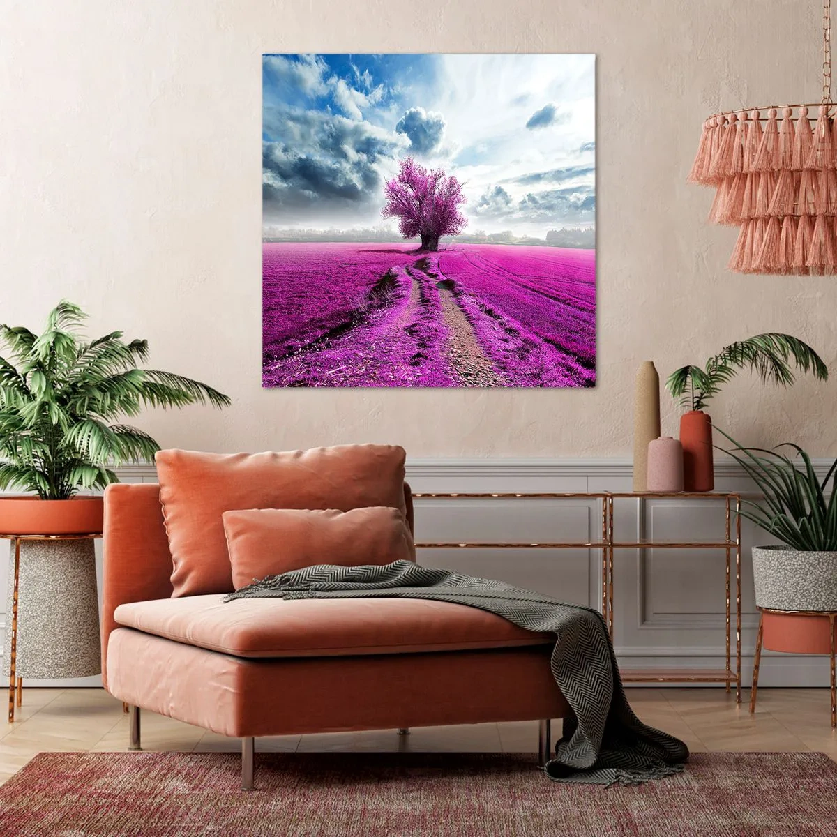 Impression sur toile - Image sur toile - Lande - nature sauvage - 40x40 cm