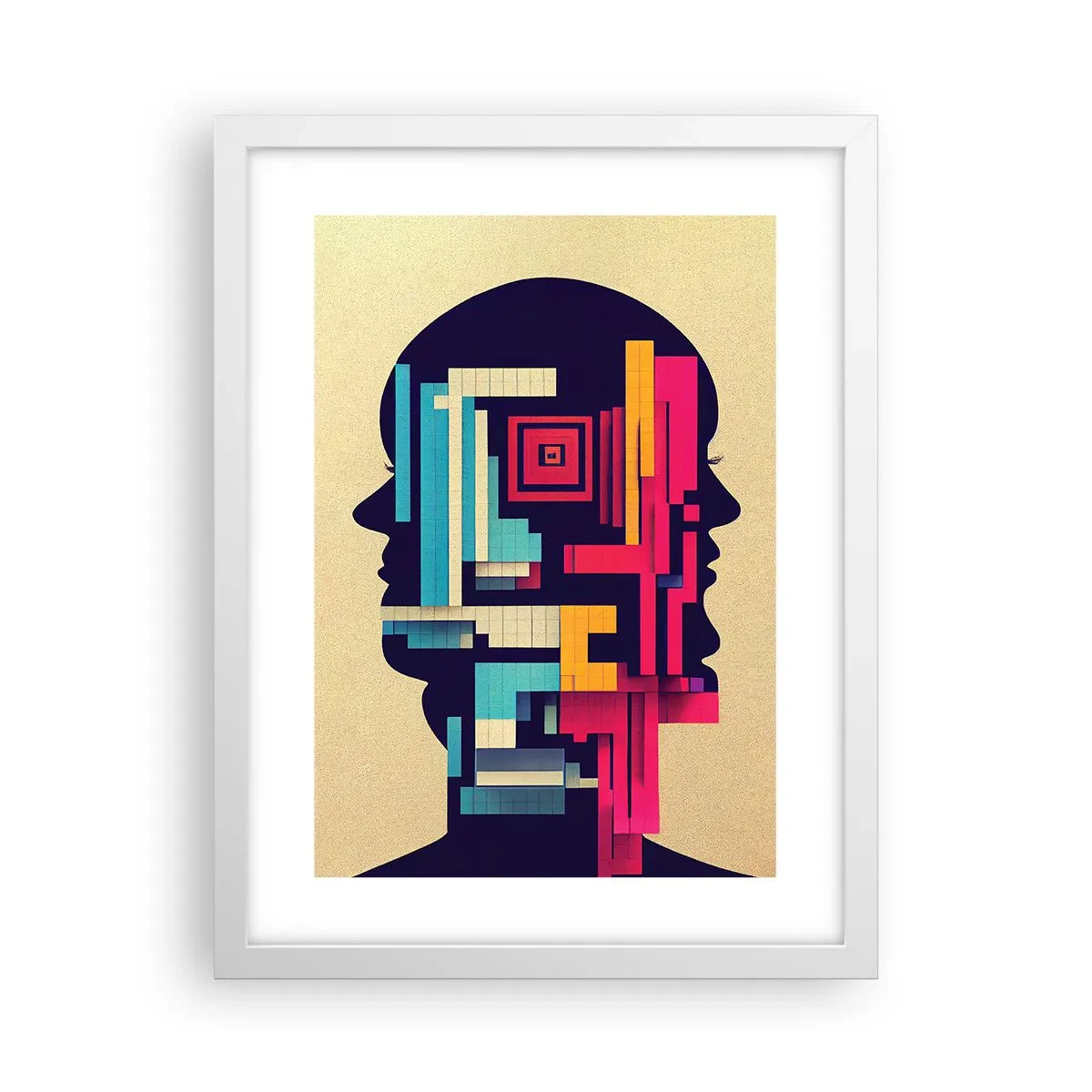 Affiche dans un cadre blanc - Poster - De nouvelles obligations - 30x40 cm