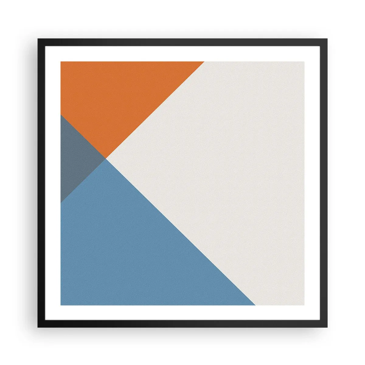 Affiche dans un cadre noir - Poster - Sous cette angle.... - 60x60 cm