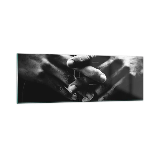 Impression sur verre - Image sur verre - Prière d'artiste - 90x30 cm