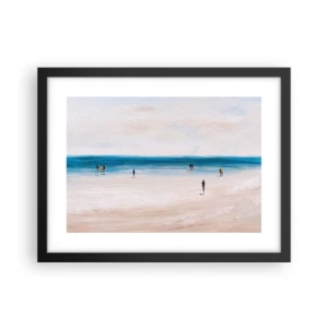 Affiche dans un cadre noir - Poster - Un besoin naturel - 40x30 cm