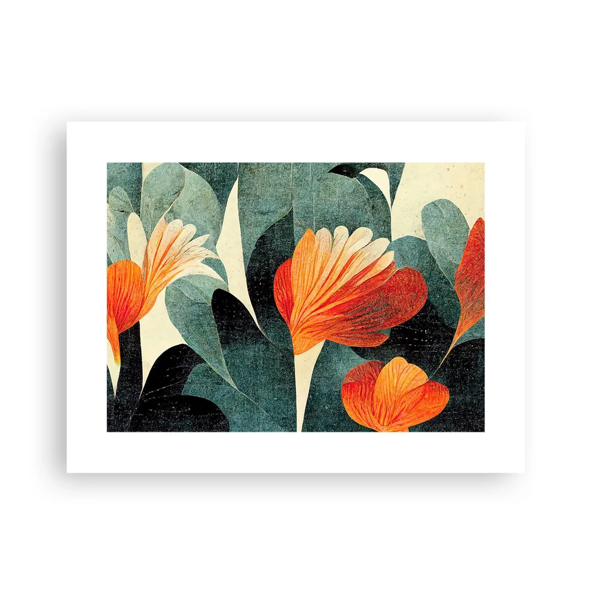 Affiche - Poster - La chaleur des tropiques et la fraîcheur de la verdure - 40x30 cm