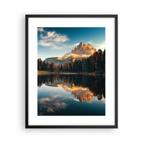 Affiche dans un cadre noir - Poster - Double paysage - 40x50 cm