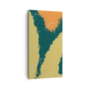 Impression sur toile - Image sur toile - Abstraction – mouvement lent - 55x100 cm