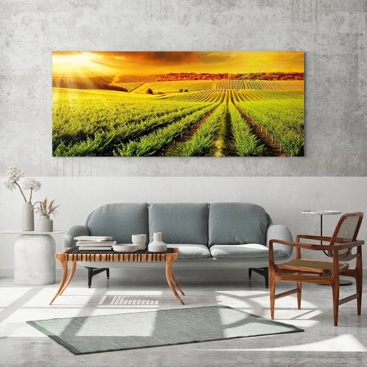 Impression sur verre - Image sur verre - Sous le soleil australien - 100x40 cm
