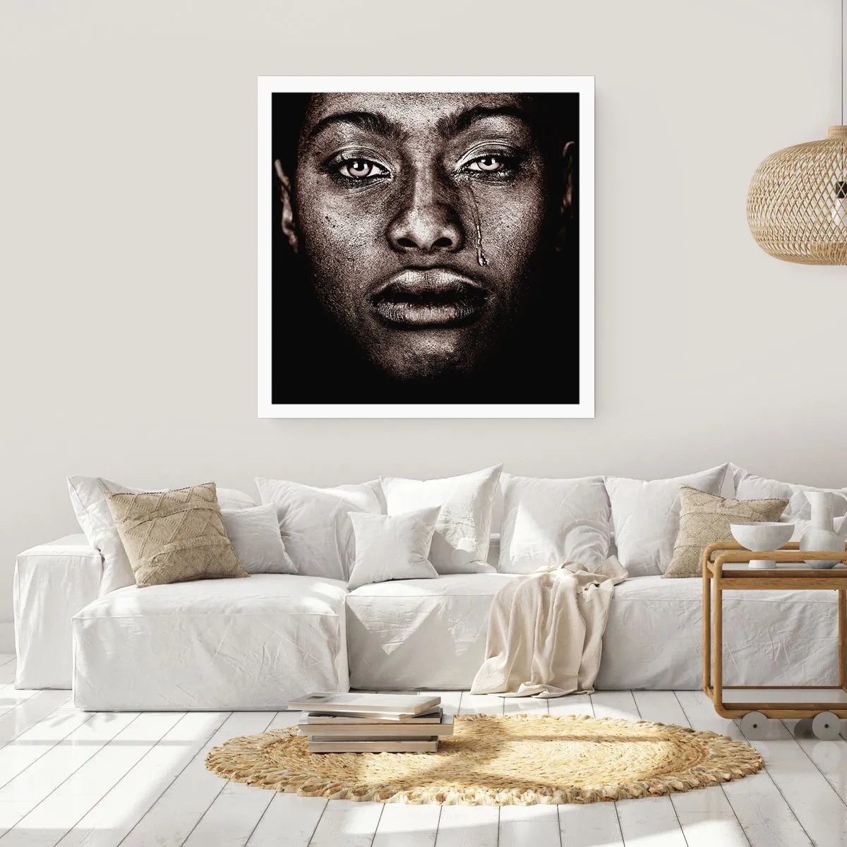 Affiche - Poster - Une larme - 50x50 cm