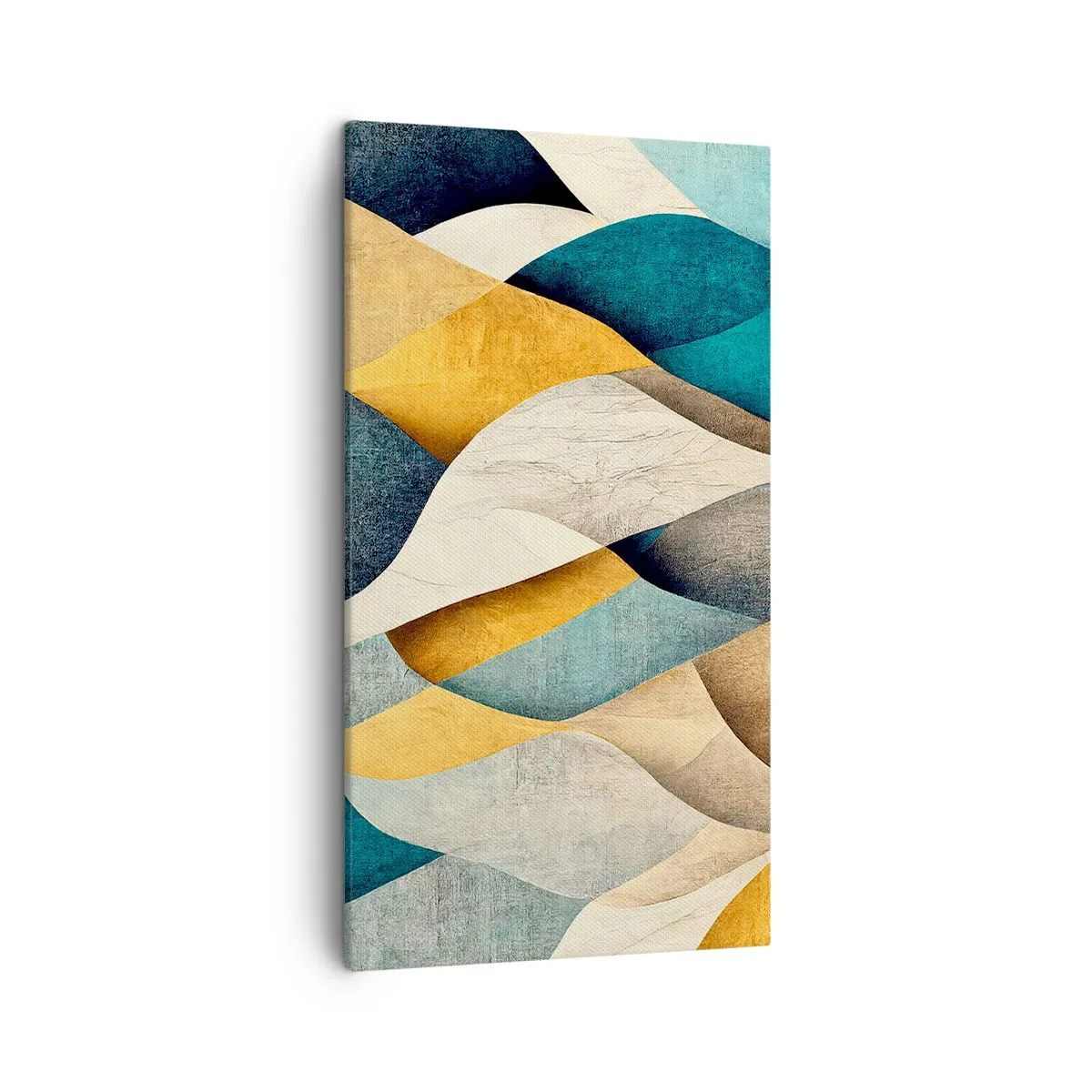 Impression sur toile - Image sur toile - Rythme et vague - 45x80 cm