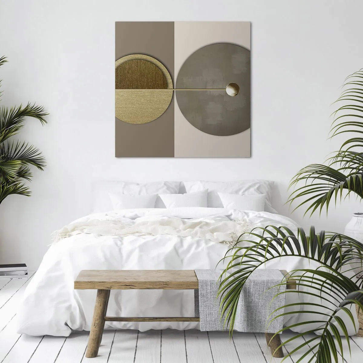 Impression sur toile - Image sur toile - Équilibre parfait - 70x70 cm